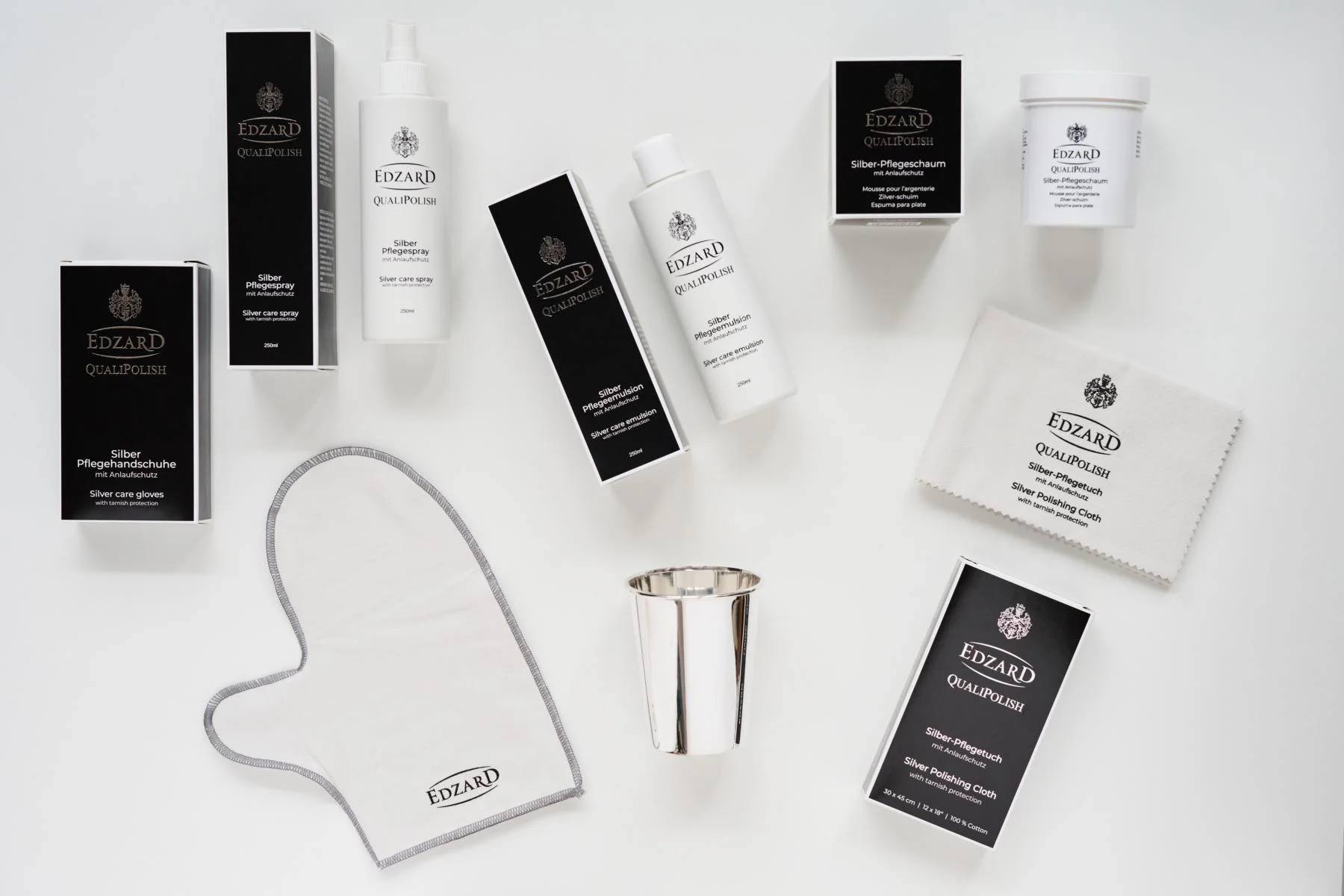 QualiPolish® Silber-Pflegeschaum mit Anlaufschutz, Inhalt 200 Gramm QualiPolish® Silber-Pflegeschaum mit Anlaufschutz, Inhalt 200 Gramm