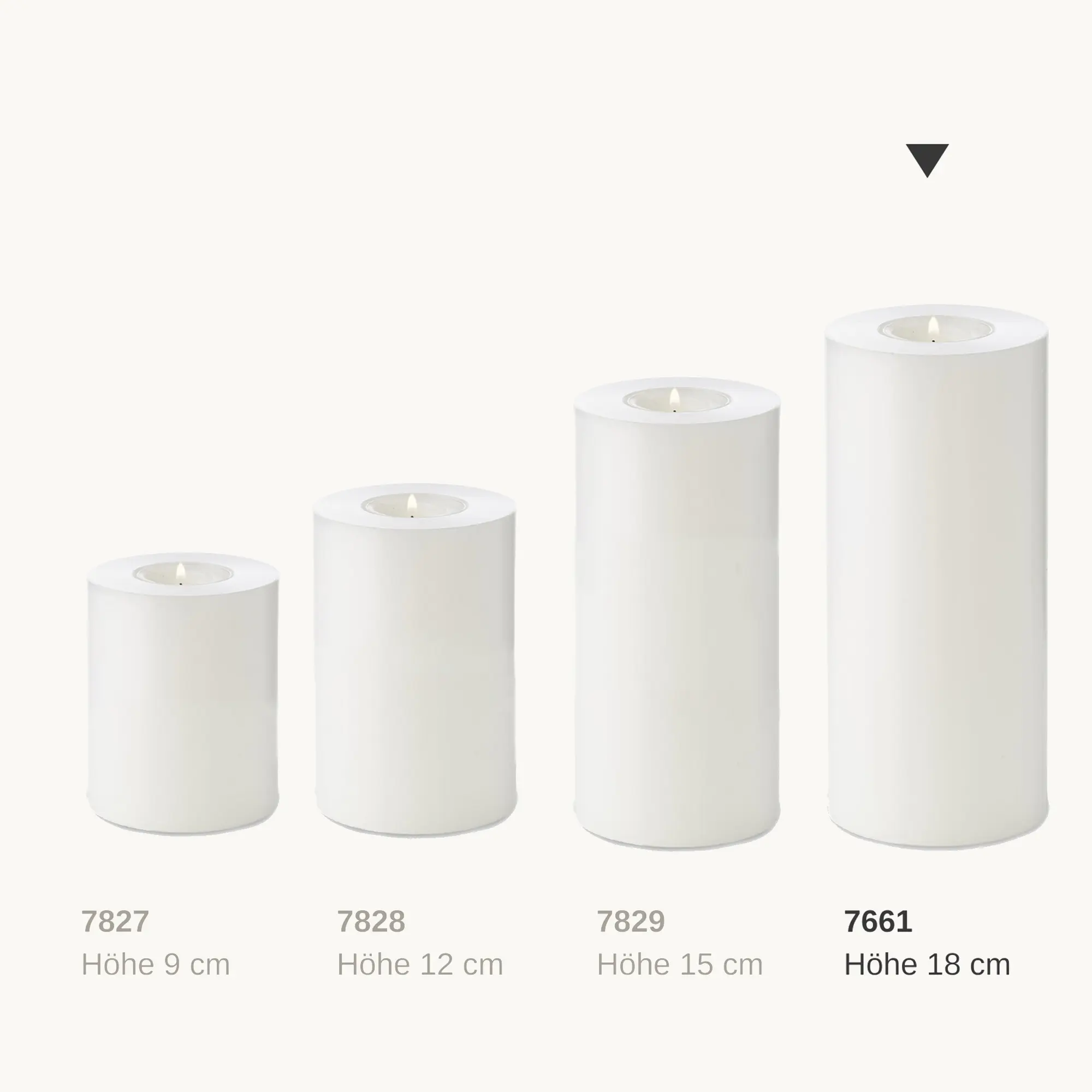 Dauerkerze Cornelius (Höhe 18 cm, ø 8 cm), weiß, Teelichthalter hitzebeständig 90° Dauerkerze Cornelius (Höhe 18 cm, ø 8 cm), weiß, Teelichthalter hitzebeständig 90°