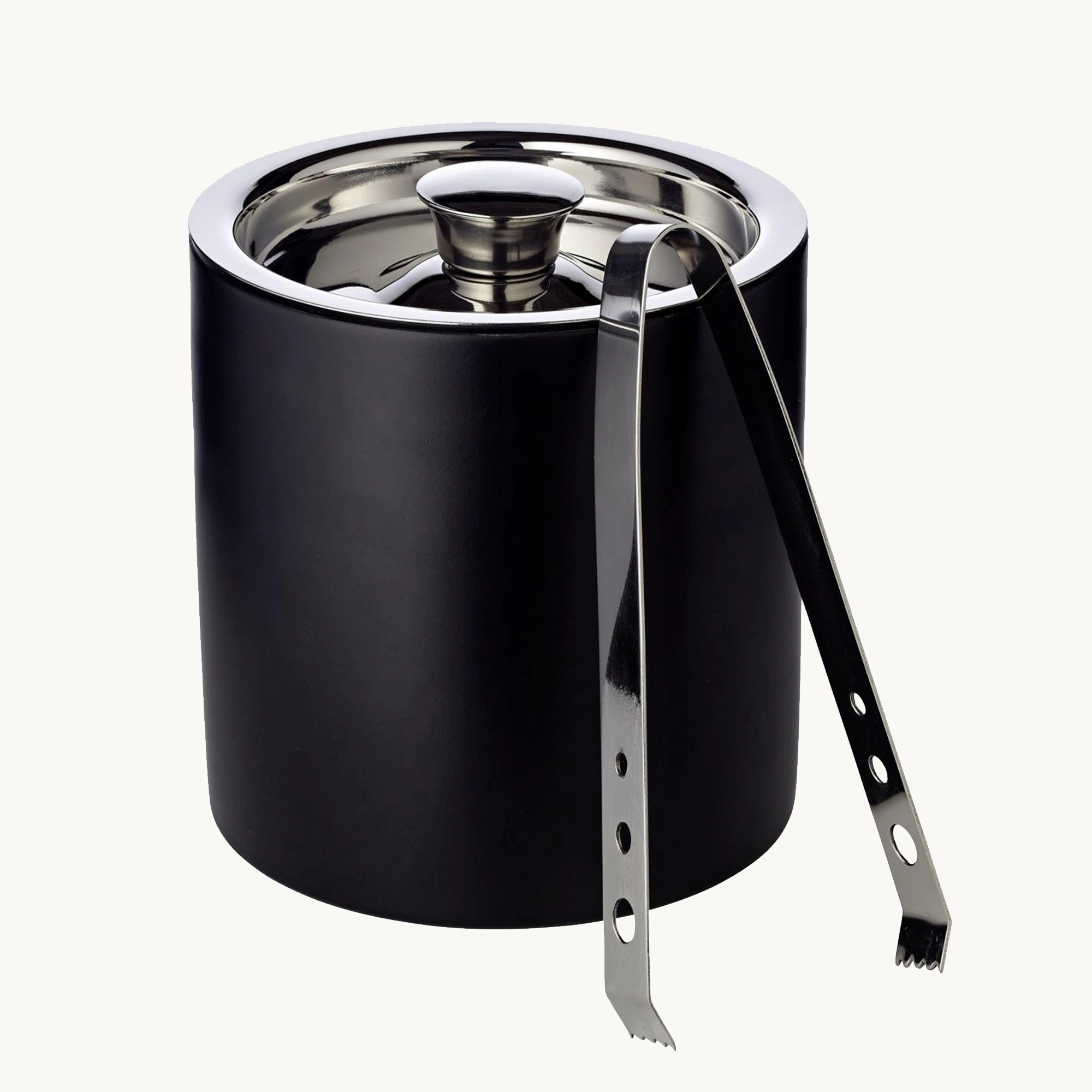 2. Wahl Eiseimer Pearl, mit Deckel und Eiszange, H 16 cm, ø 15 cm, außen matt schwarz 2. Wahl Eiseimer Pearl, mit Deckel und Eiszange, H 16 cm, ø 15 cm, außen matt schwarz