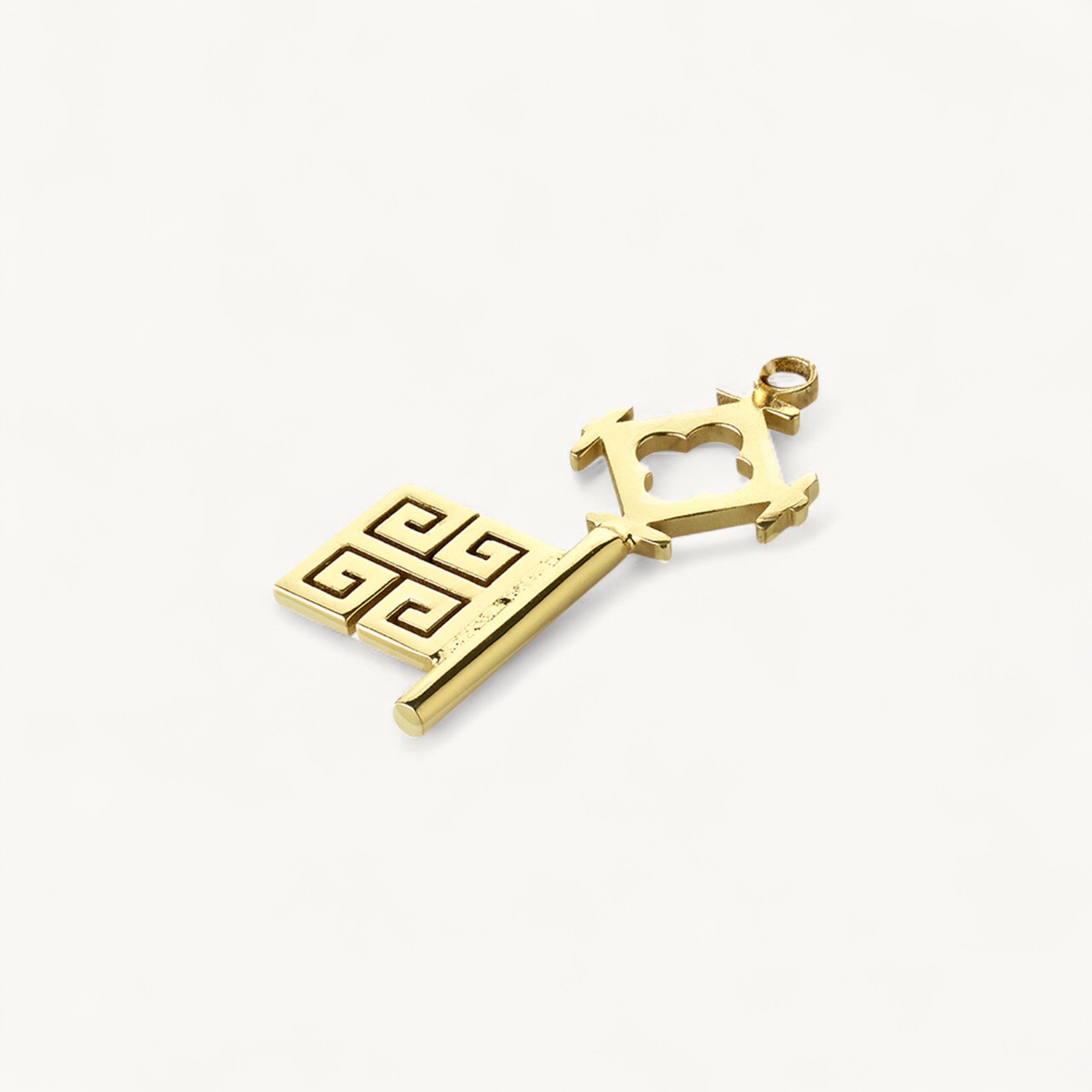 Bremer Schlüssel, gold, L 4,5 cm