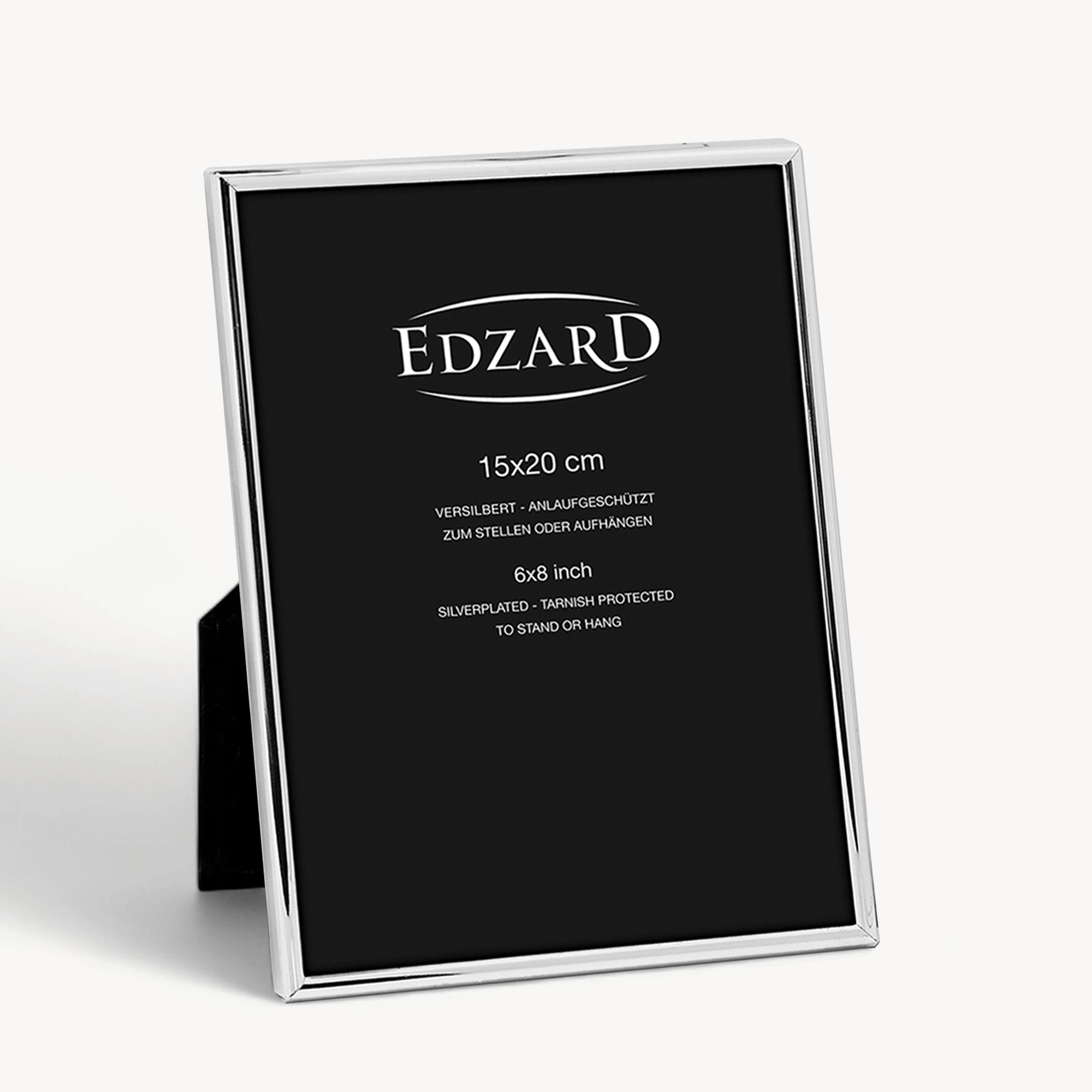 Bilderrahmen Genua (15x20 cm), edel versilbert, anlaufgeschützt, 2 Aufhänger