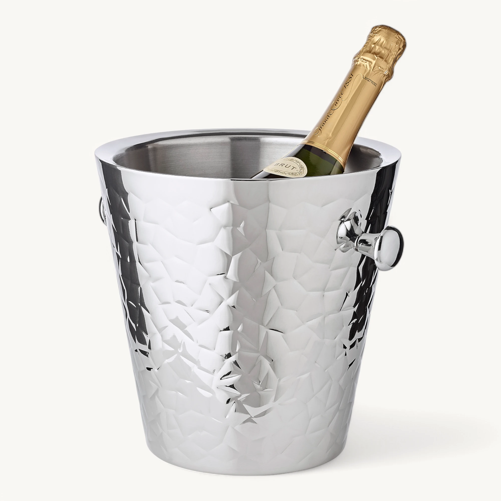 Flaschenkühler Capri (Höhe 83 cm, Ø 23 cm) inkl. Ständer, gemustert, Edelstahl, hochglanzpoliert Flaschenkühler Capri (Höhe 83 cm, Ø 23 cm) inkl. Ständer, gemustert, Edelstahl, hochglanzpoliert