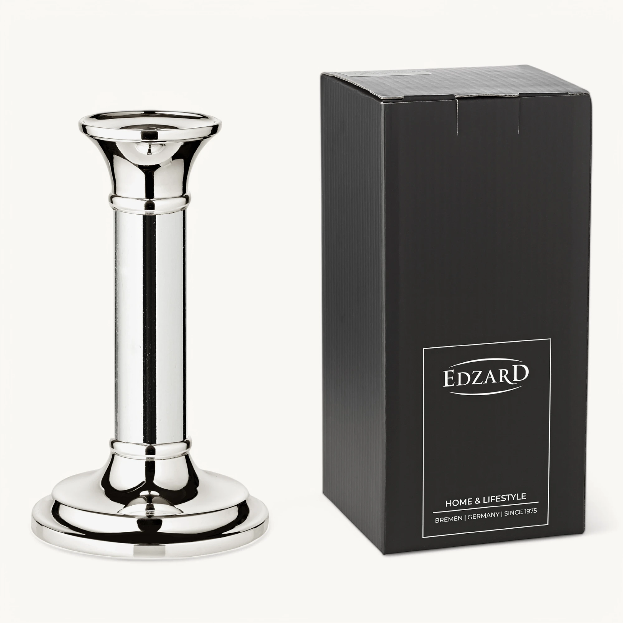 Kerzenleuchter Fiona (Höhe 15 cm), silberfarben, edel versilbert, anlaufgeschützt, für Stabkerze Kerzenleuchter Fiona (Höhe 15 cm), silberfarben, edel versilbert, anlaufgeschützt, für Stabkerze