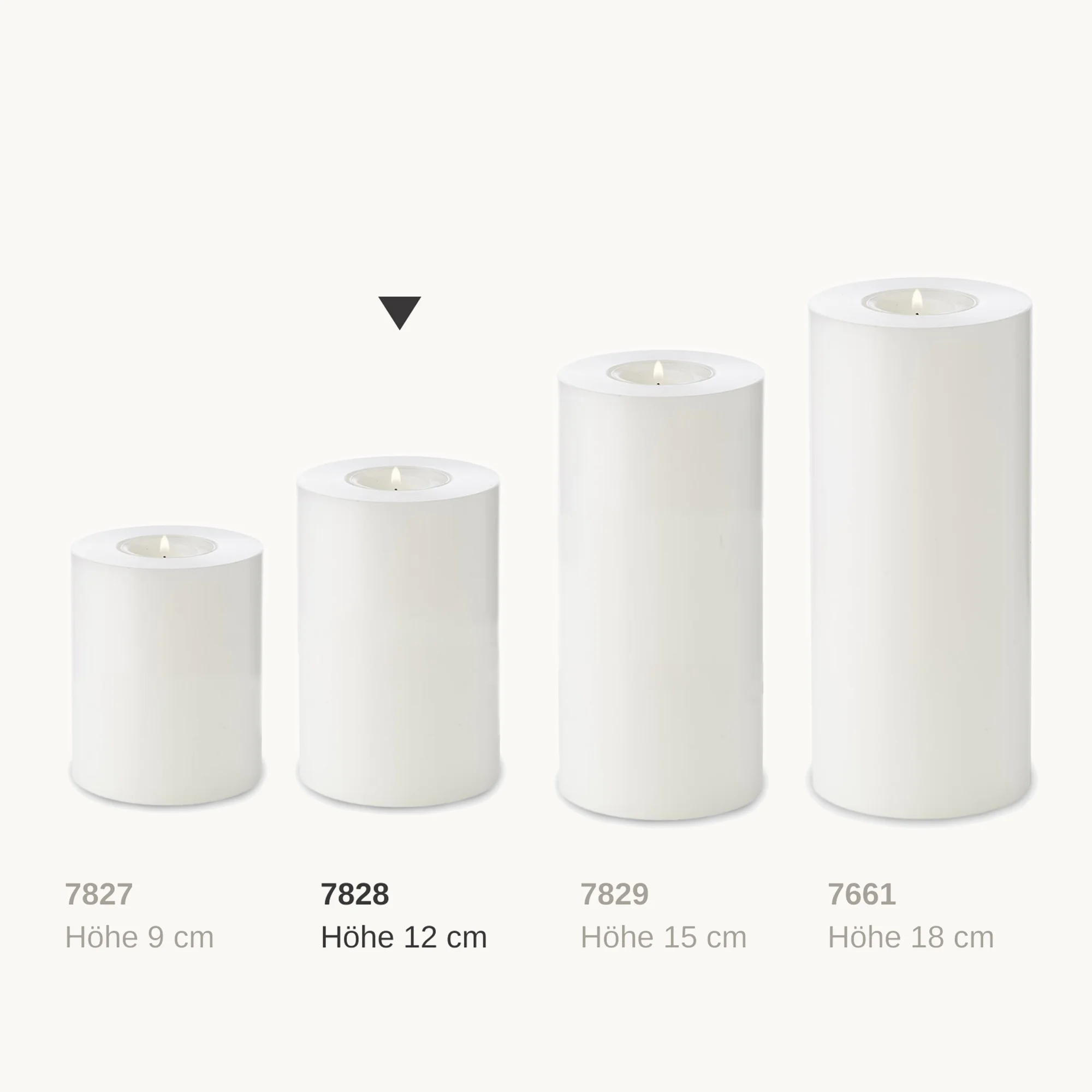 Dauerkerze Cornelius (Höhe 12 cm, ø 8 cm), weiß, Teelichthalter hitzebeständig 90° Dauerkerze Cornelius (Höhe 12 cm, ø 8 cm), weiß, Teelichthalter hitzebeständig 90°