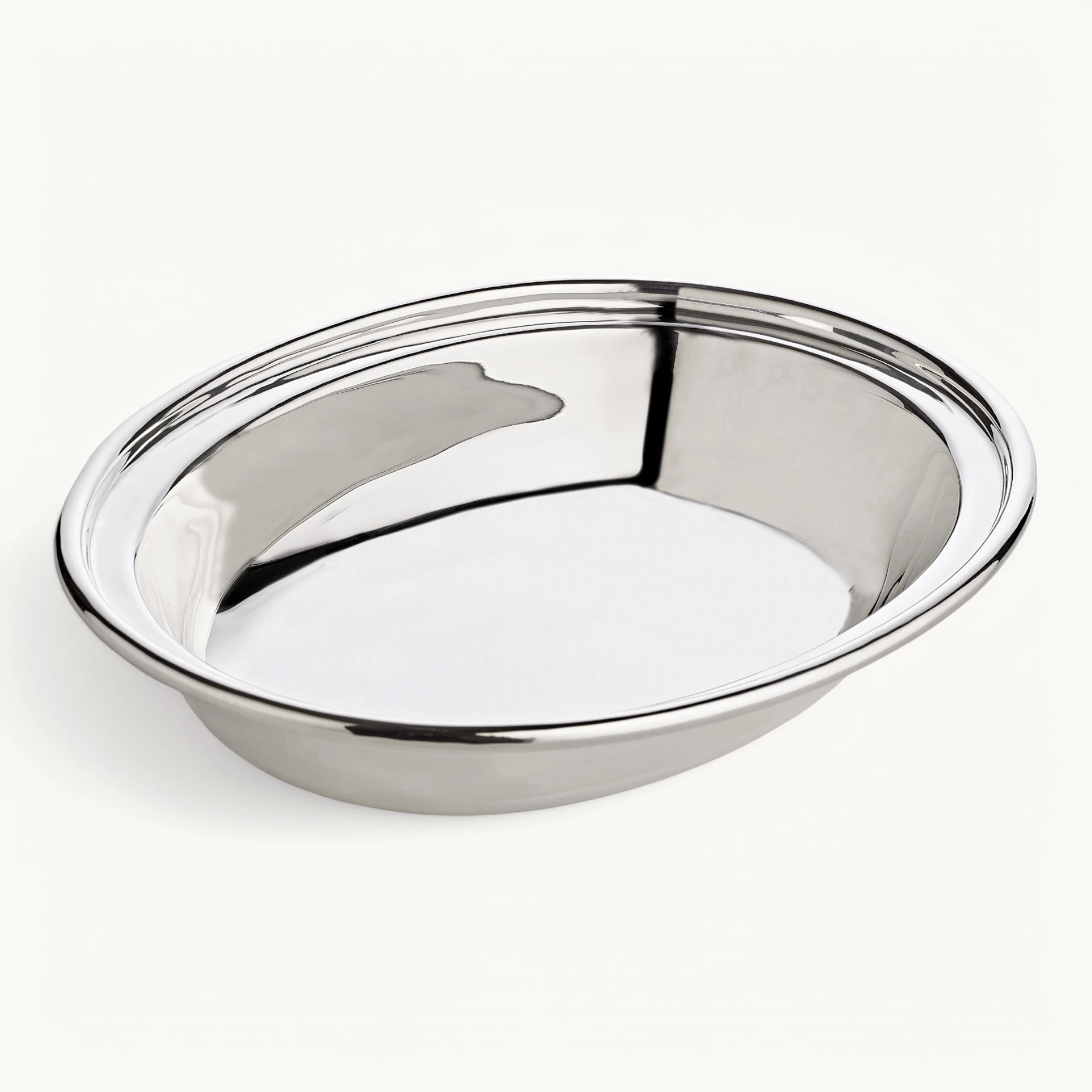 Schale Olympia (21 cm x 28 cm), oval, silberfarben, schwerversilbert