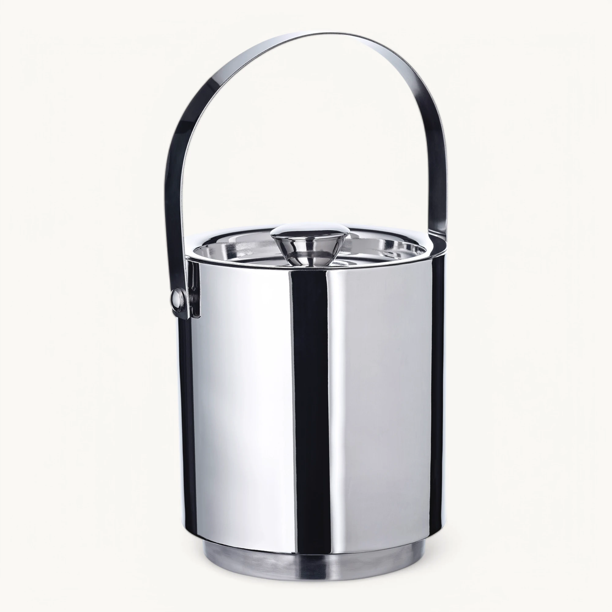Eiseimer Seattle (Höhe 16 cm) mit Deckel und Einsatz, Edelstahl hochglanzpoliert