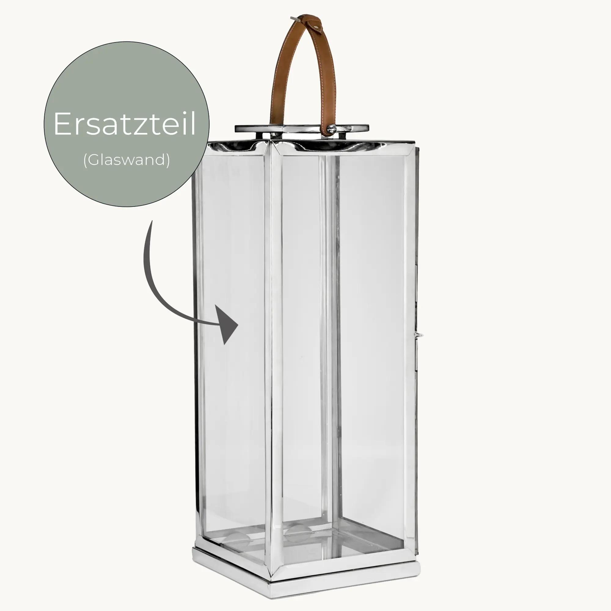 Ersatzglas Tür für 7422*