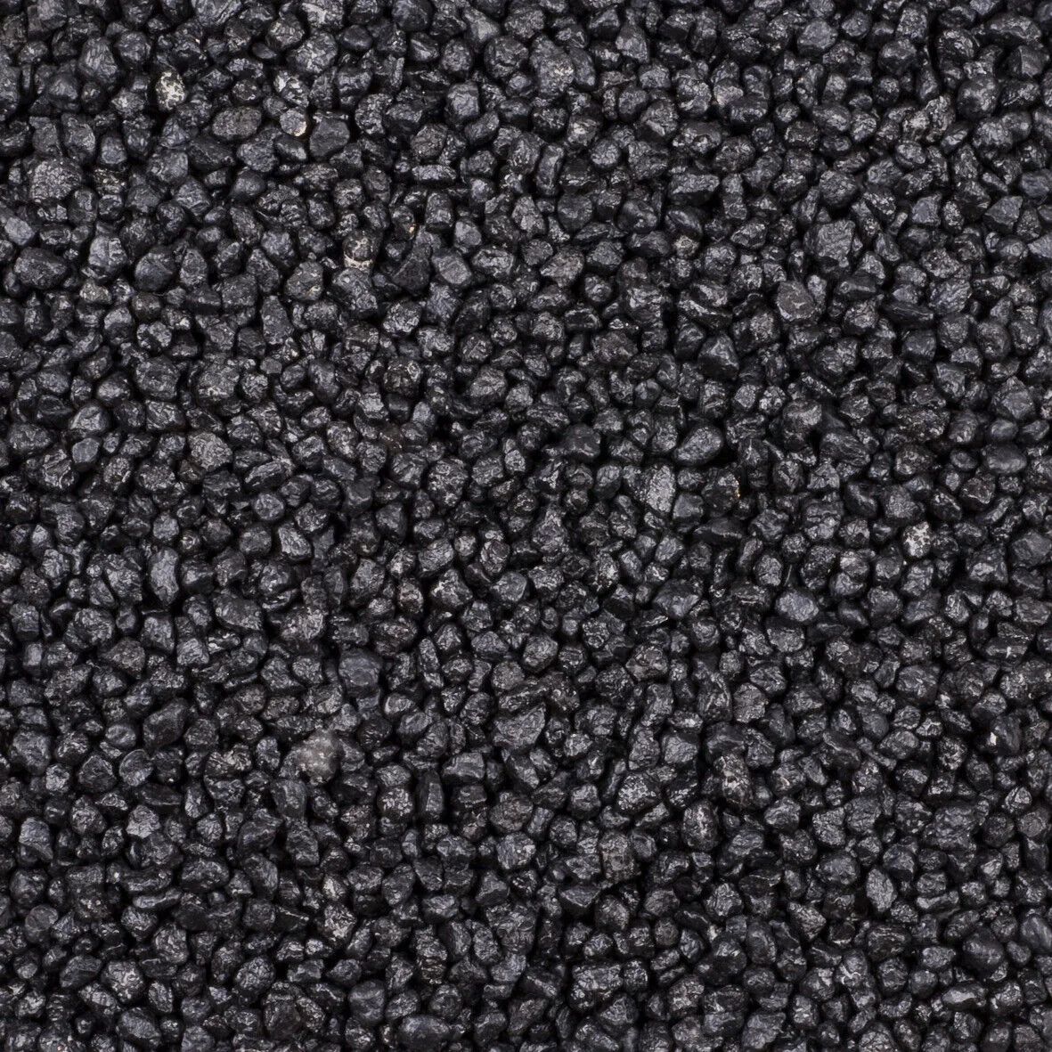 Dekogranulat Dekosteine (2-3 mm), Farbe schwarz, 1 kg, wasserfest, staubfrei