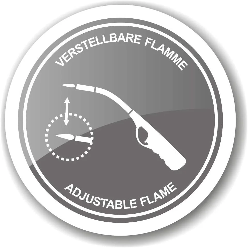 3 Stück Stabfeuerzeug Gas-Feuerzeug, flexibel, biegsam, Länge 25 cm, nachfüllbar