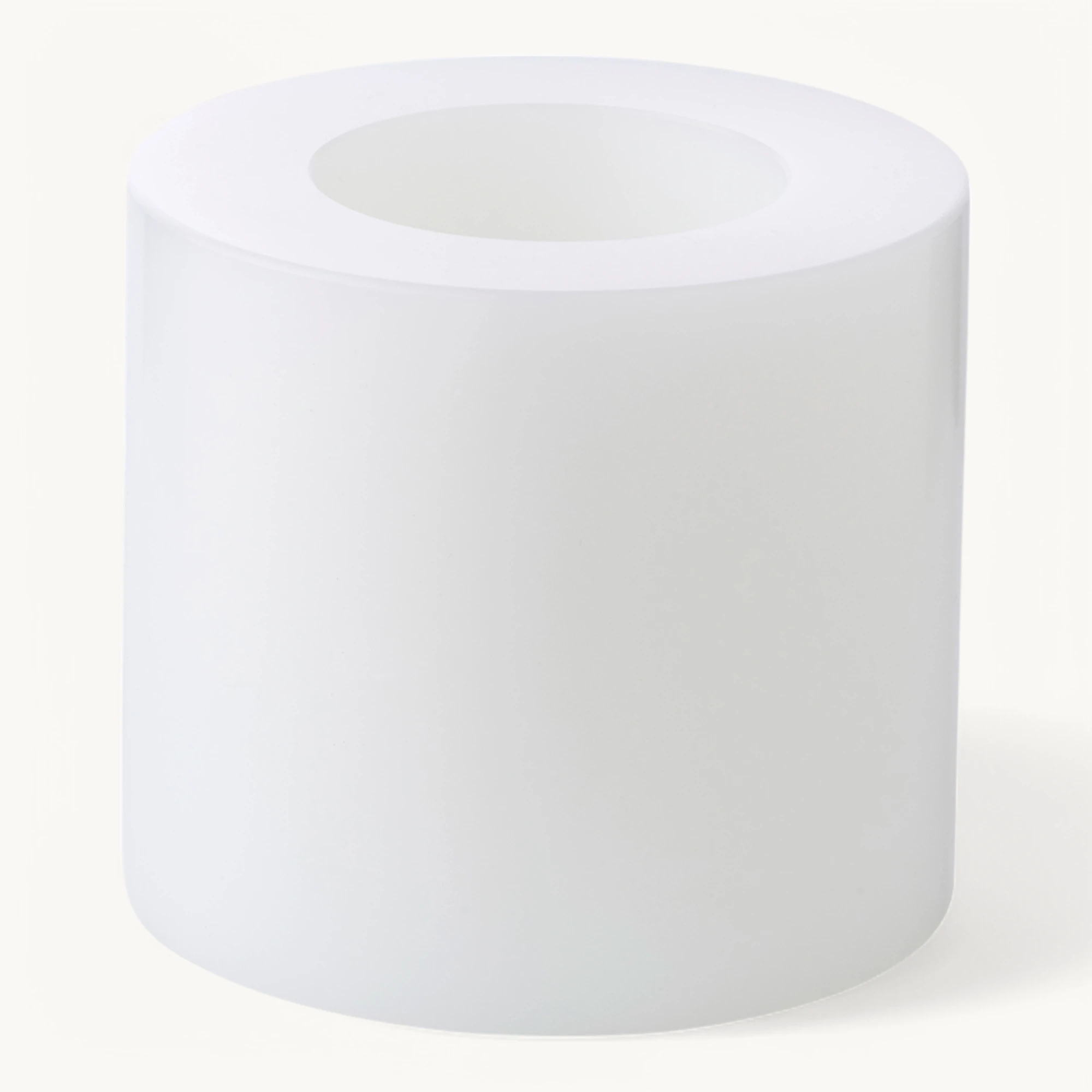 Dauerkerze Cornelius (Höhe 9 cm, ø 10 cm), weiß, Teelichthalter hitzebeständig 90° Dauerkerze Cornelius (Höhe 9 cm, ø 10 cm), weiß, Teelichthalter hitzebeständig 90°